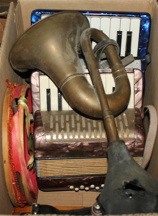 Small sewing machine, car horn, etc